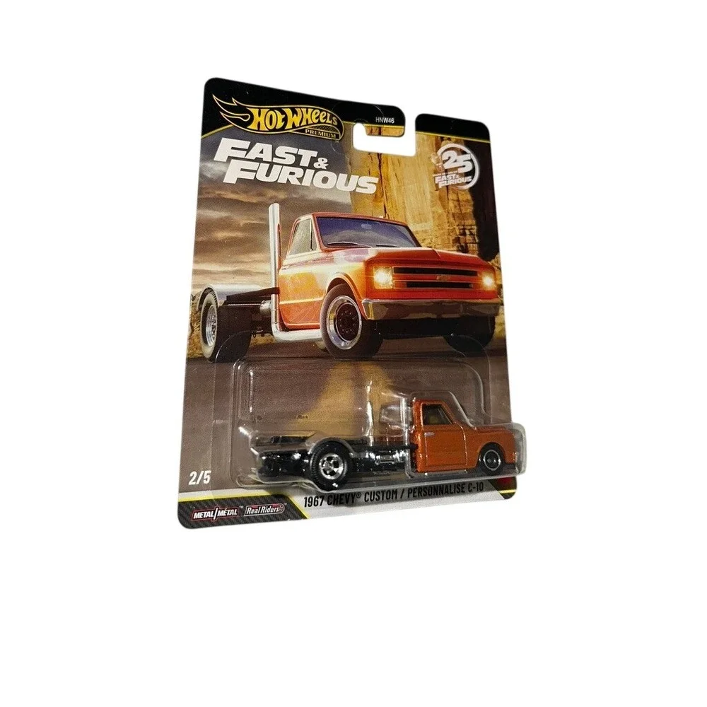 Hot Wheels Premium Fast & Furious 1967 Chevy Custom C-10 Orange 2/5